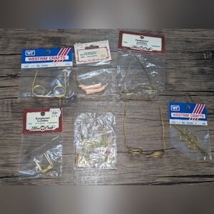 Lot Of Craft Wire Rim Glasses Eyeglasses & Hands & Pins For Porcelain Doll Bears